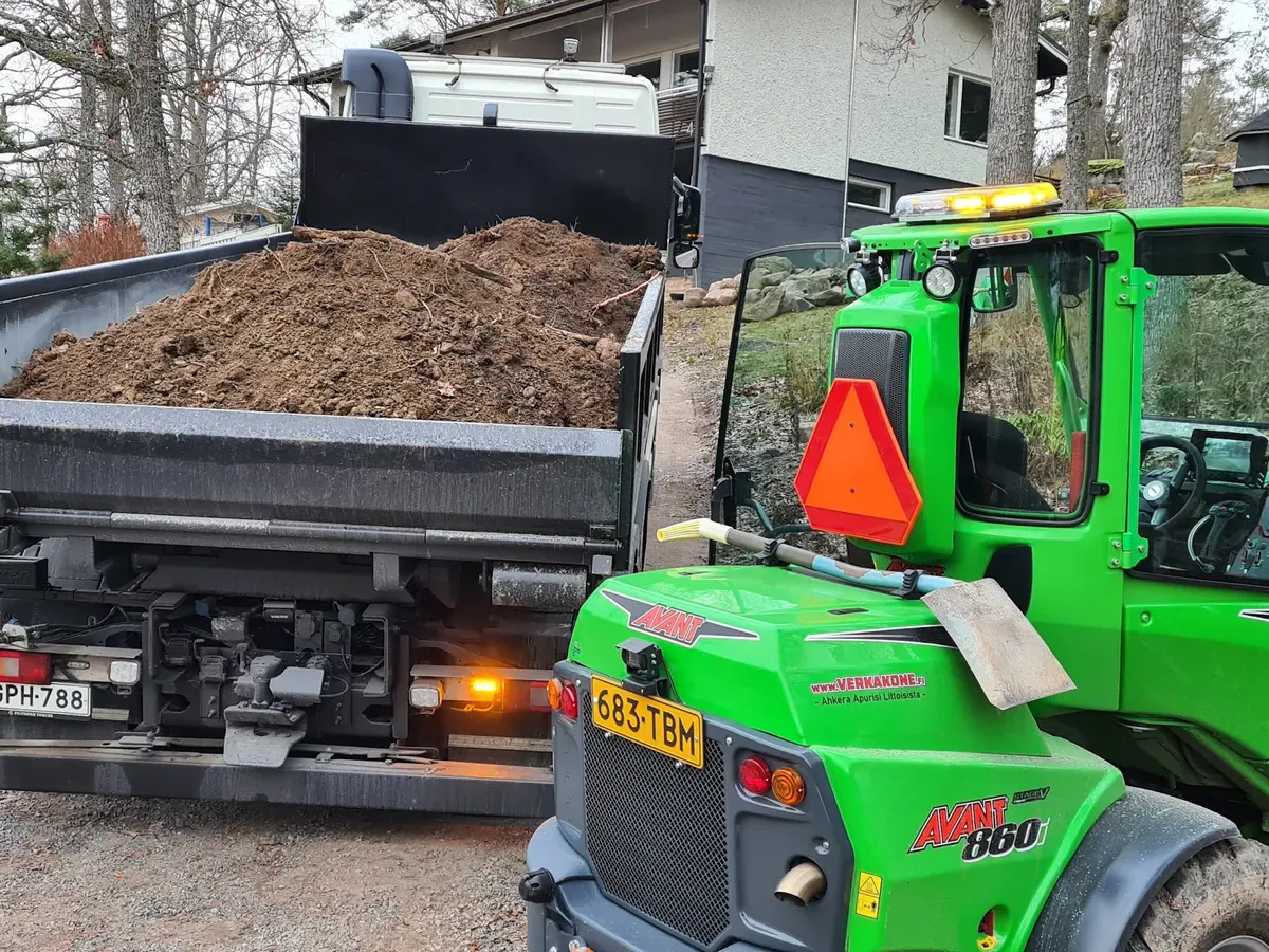 Verkakoneen työ- ja kalustokuva